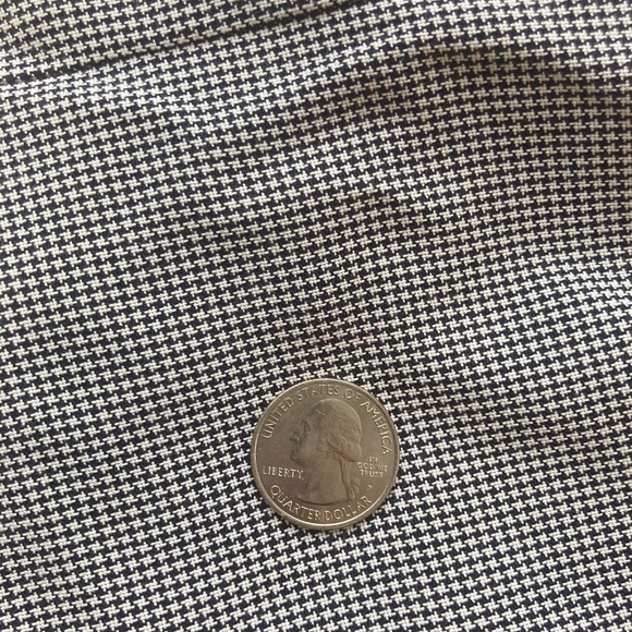 Vintage Small hounds tooth print jacket with shoulder pads & pant - Picture 17 of 17